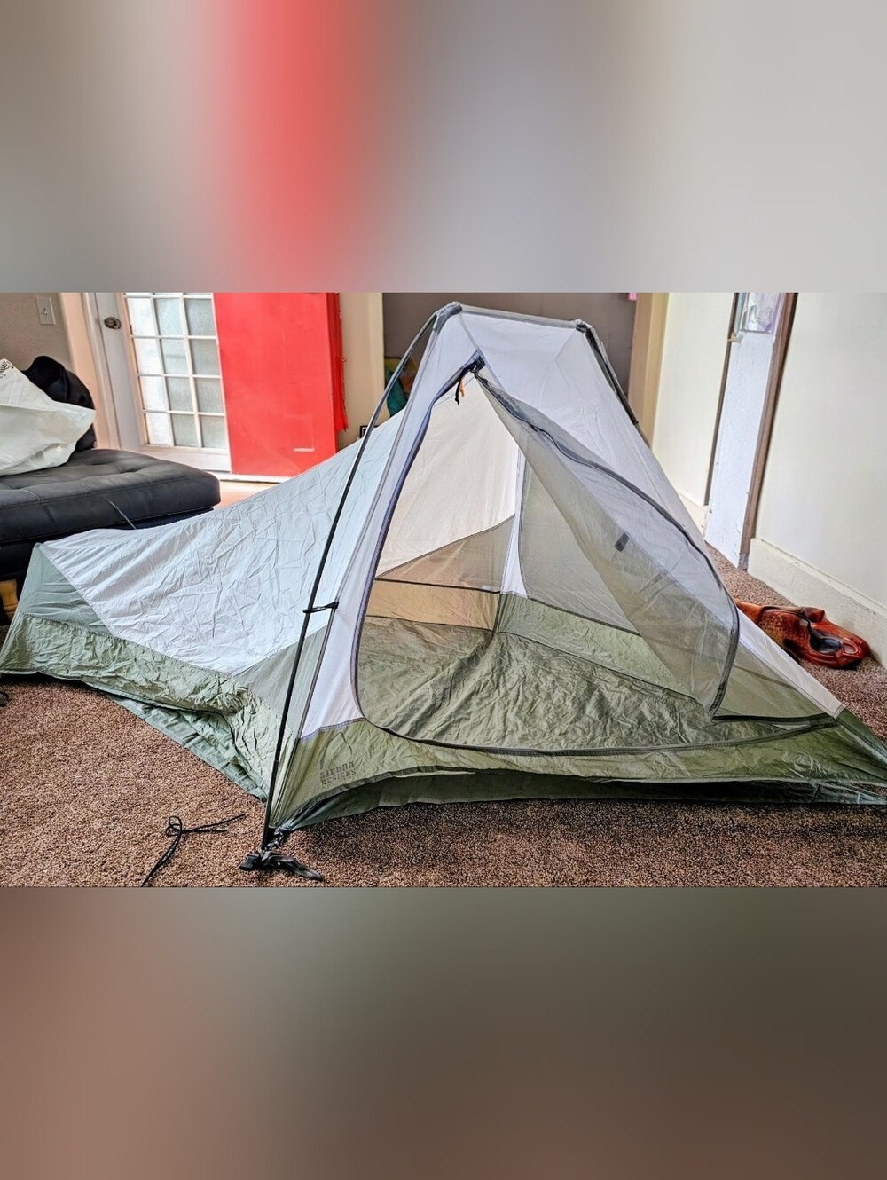 Sierra Designs Lightyear 1 Person Backpacking Tent + Footprint (Under 3 lbs!)